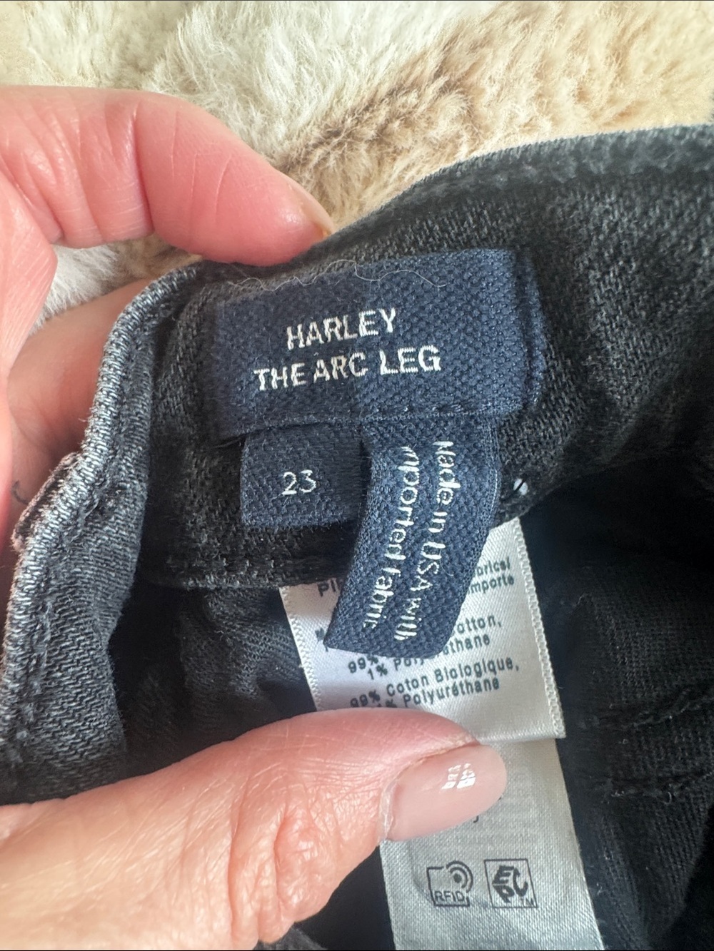 Veronica Beard Black Straight Leg Jeans - Picture 12 of 12
